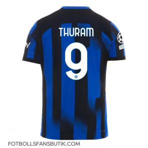 Inter Milan Marcus Thuram #9 Replika Hemmatröja 2023-24 Kortärmad